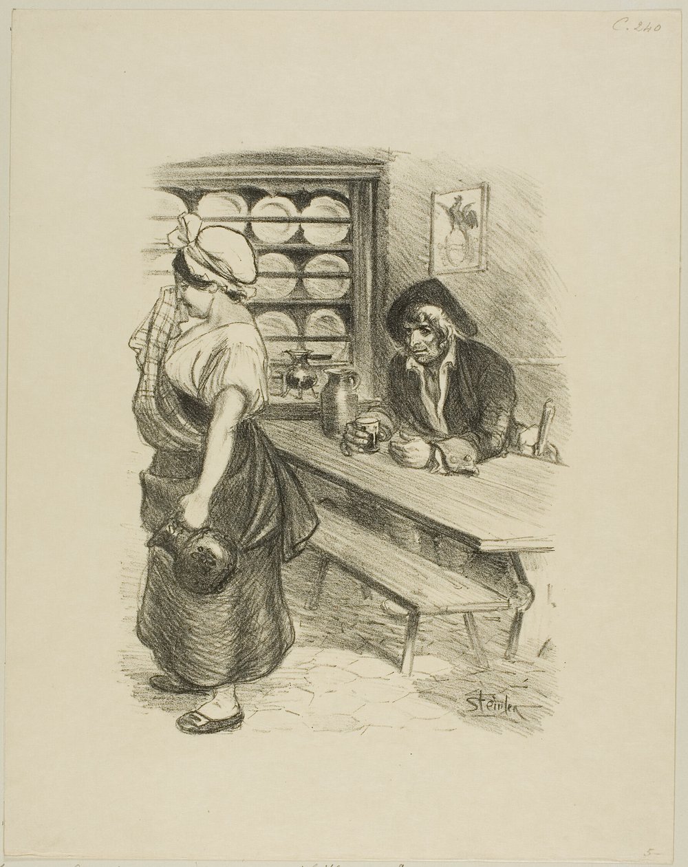 Il ritorno del marinaio da Théophile Alexandre Pierre Steinlen
