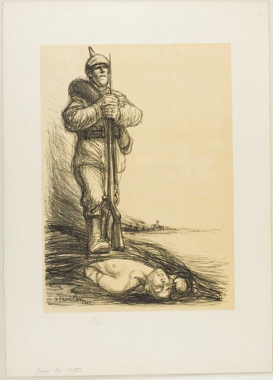 Sotto lo stivale da Théophile Alexandre Pierre Steinlen