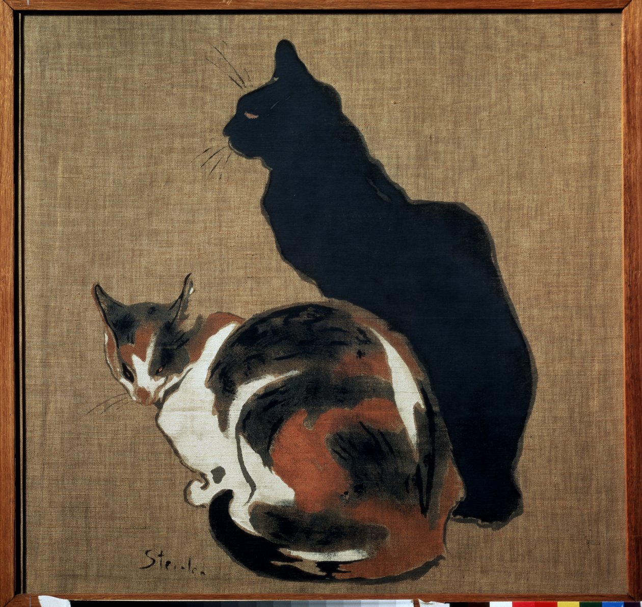 Due gatti da Théophile Alexandre Steinlen
