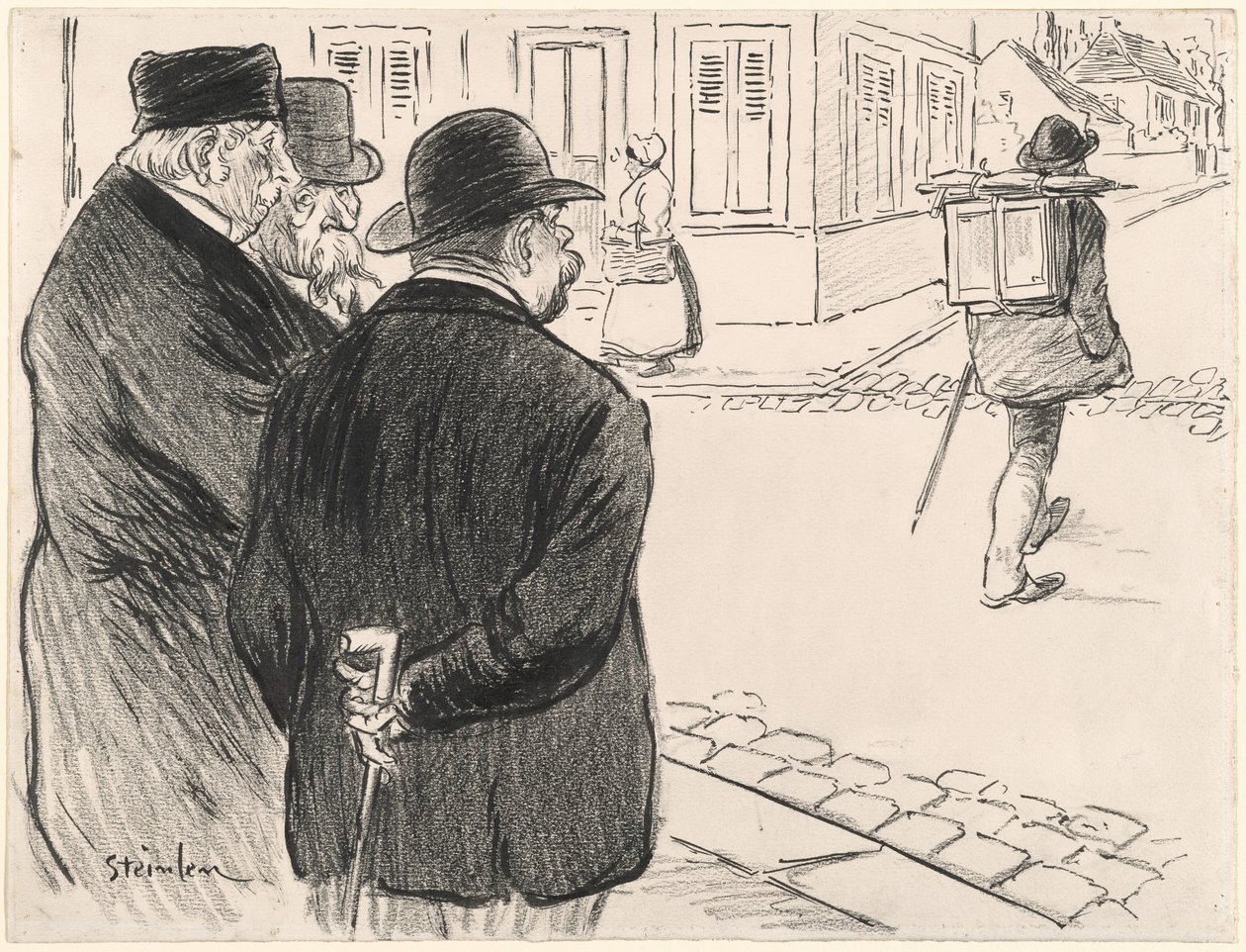 Si Comporta come un Pittore da Théophile Alexandre Steinlen