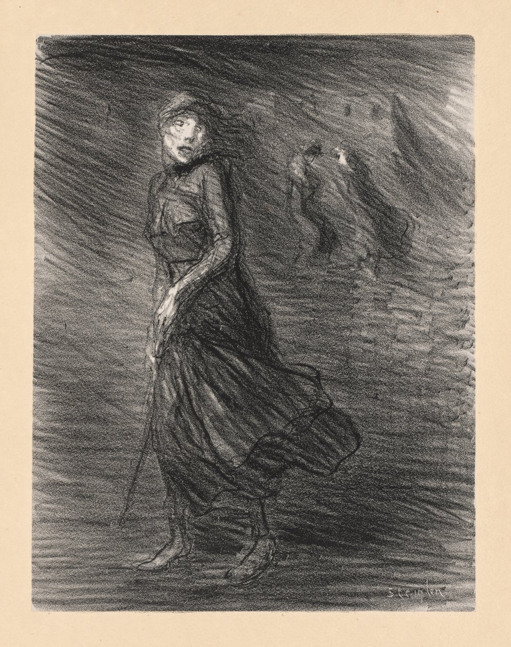 In strada (Dans la Rue) da Théophile Alexandre Steinlen