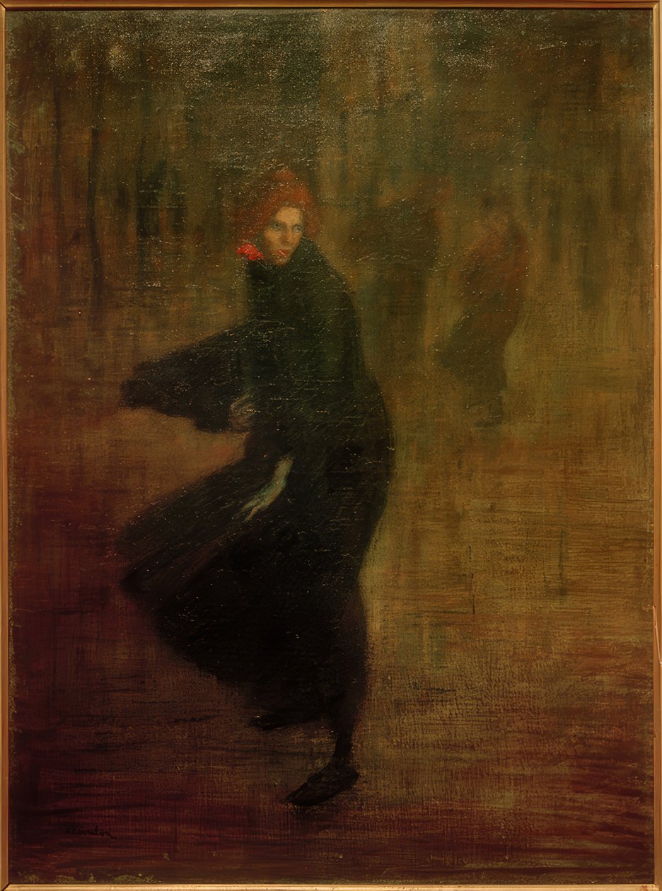 Giovane operaia per strada da Théophile Alexandre Steinlen
