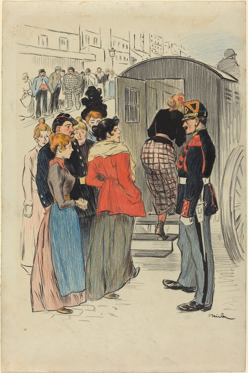 La Rafle da Théophile Alexandre Steinlen