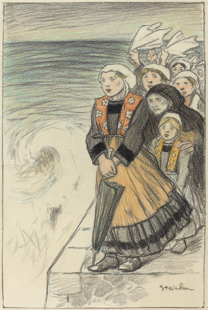 Mogli di marinai da Théophile Alexandre Steinlen