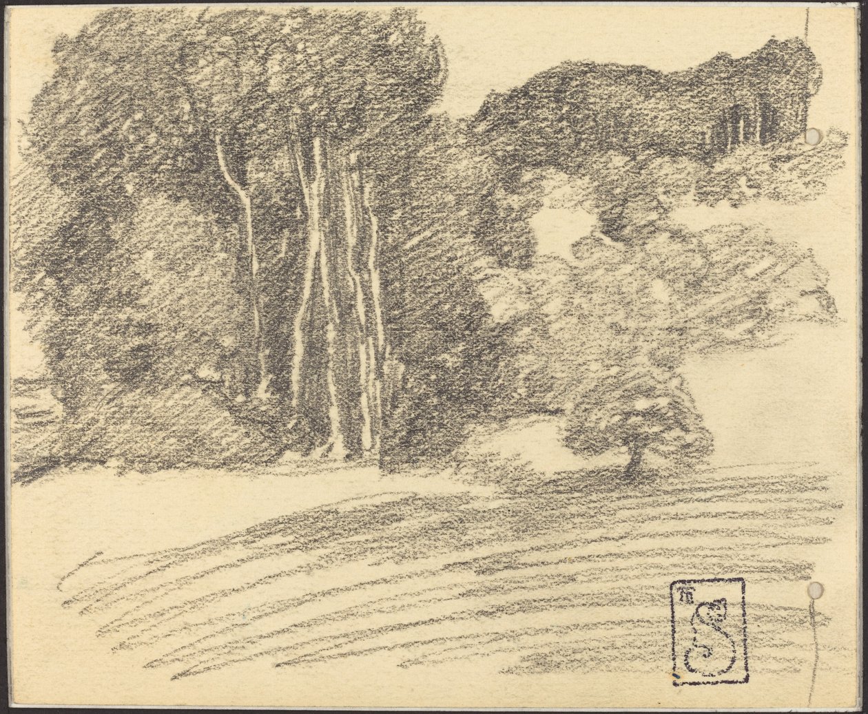 La Foresta a Courdemanche da Théophile Alexandre Steinlen