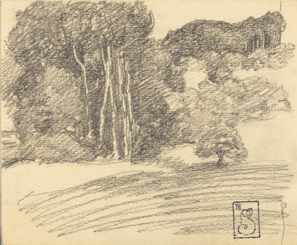 La foresta a Courdemanche da Théophile Alexandre Steinlen