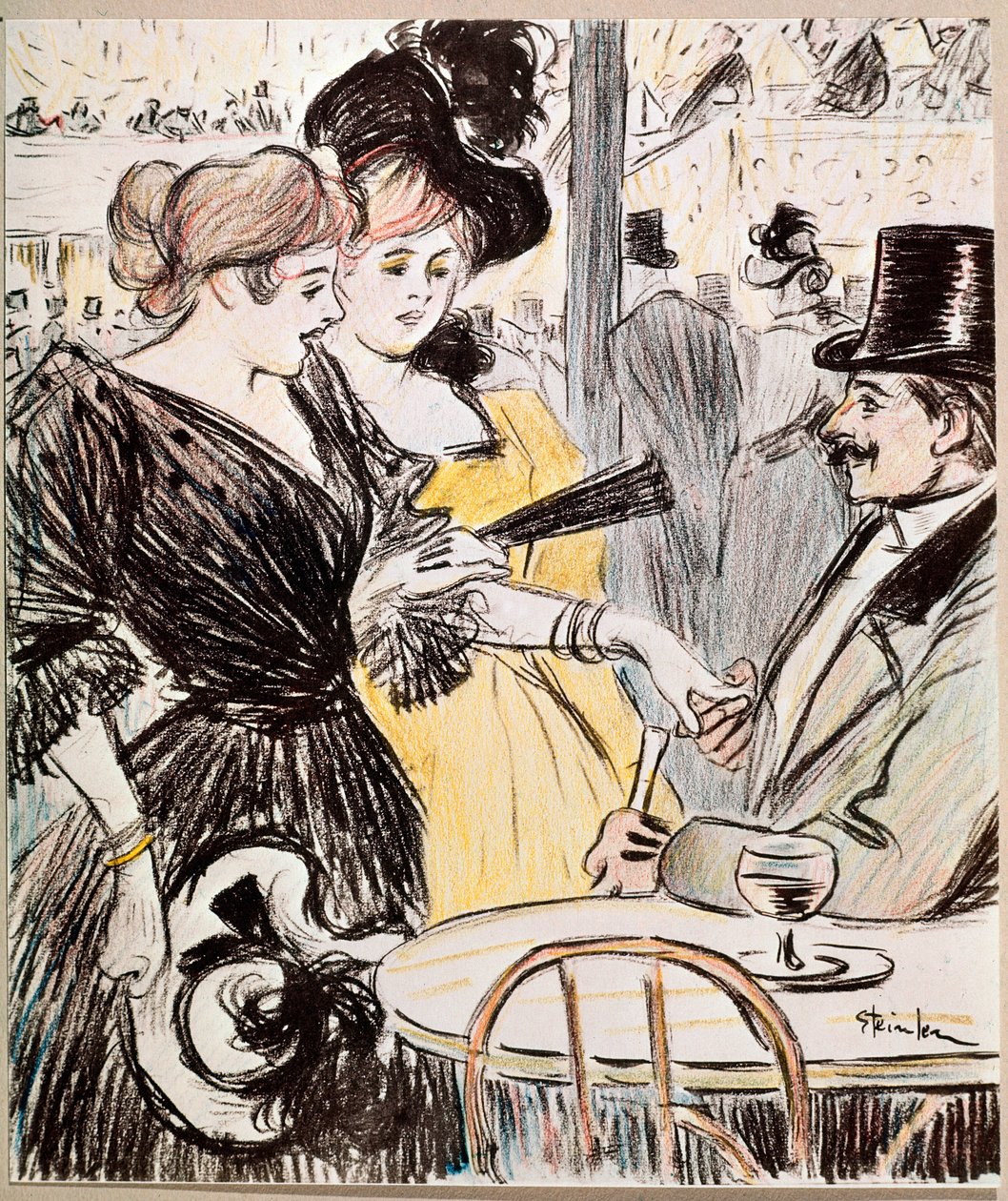 Il caffè concerto da Théophile Alexandre Steinlen