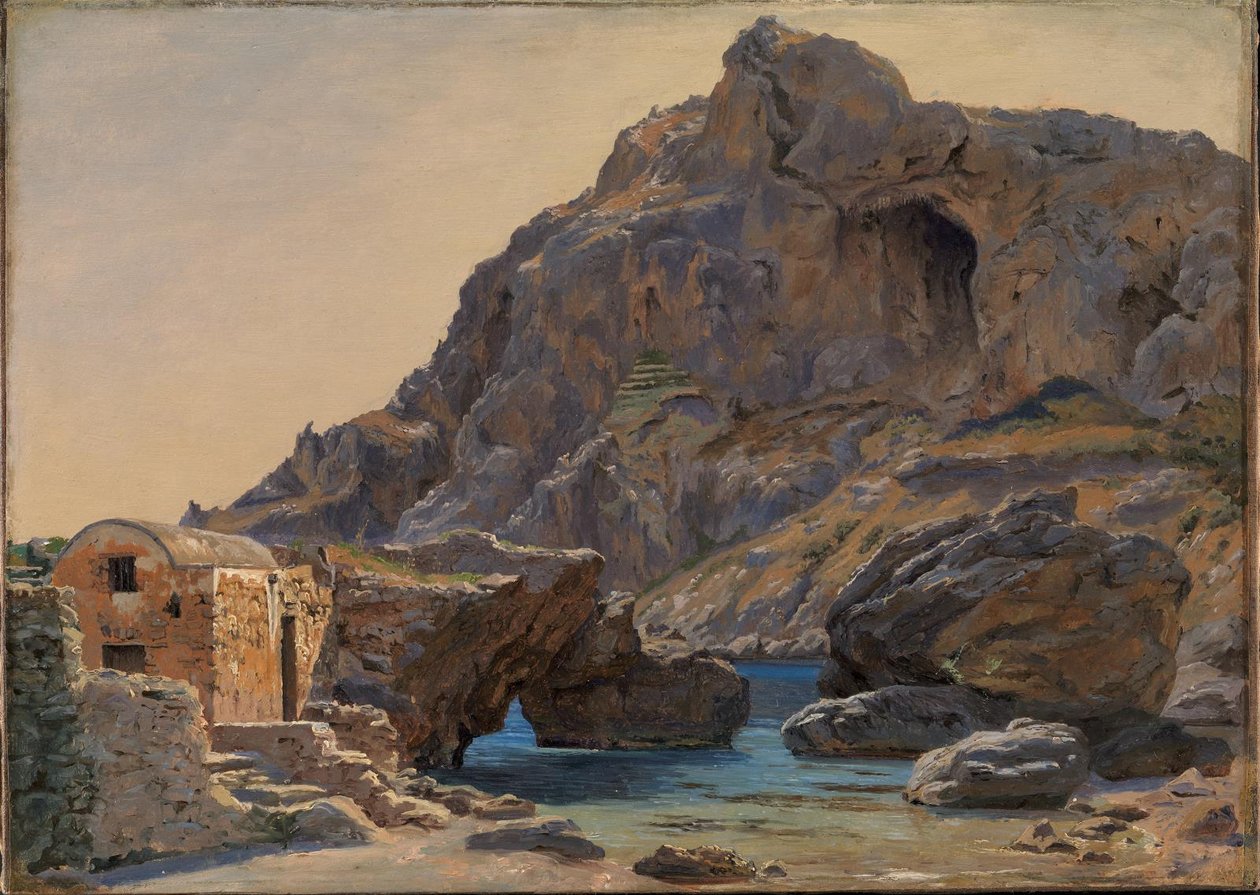 Veduta di Marina Piccola, Capri: Luce del pomeriggio da Thorald Læssøe