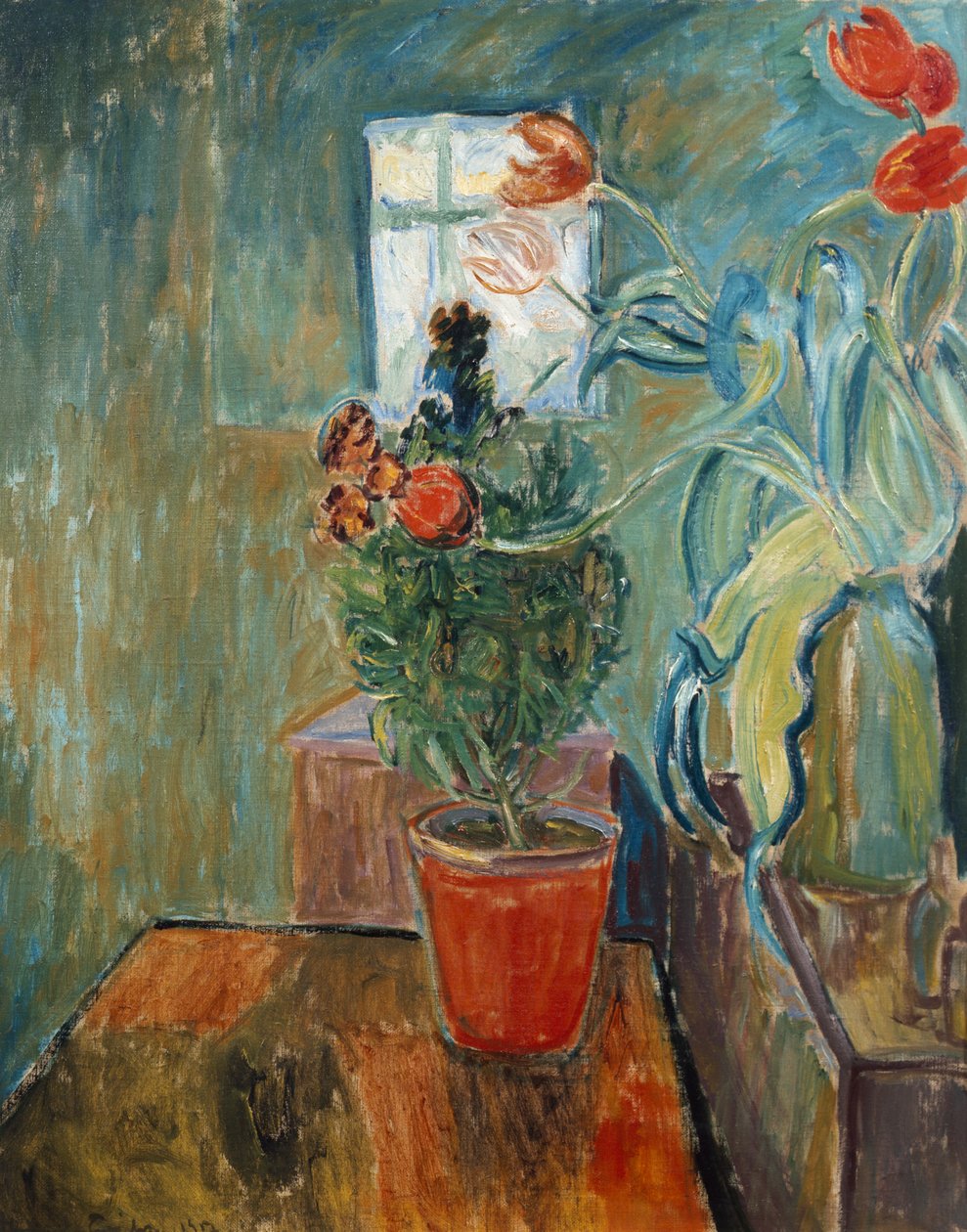 Fiori di campo e tulipani da Thorvald Erichsen
