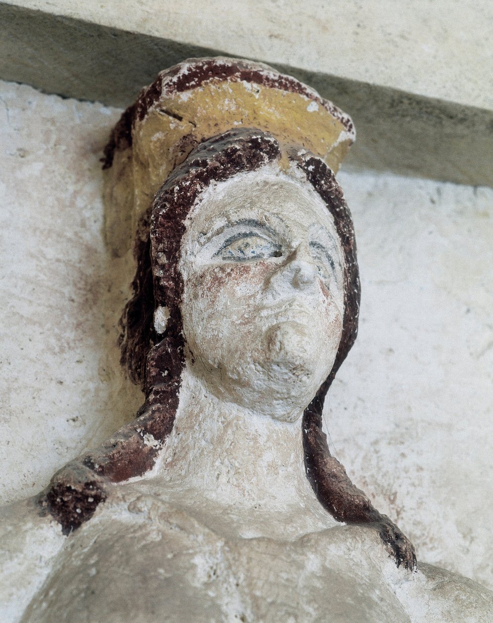 Tomba trace di Sveshtari, dettaglio di una statua di donna in Atlante, III secolo a.C. da Thracian Thracian