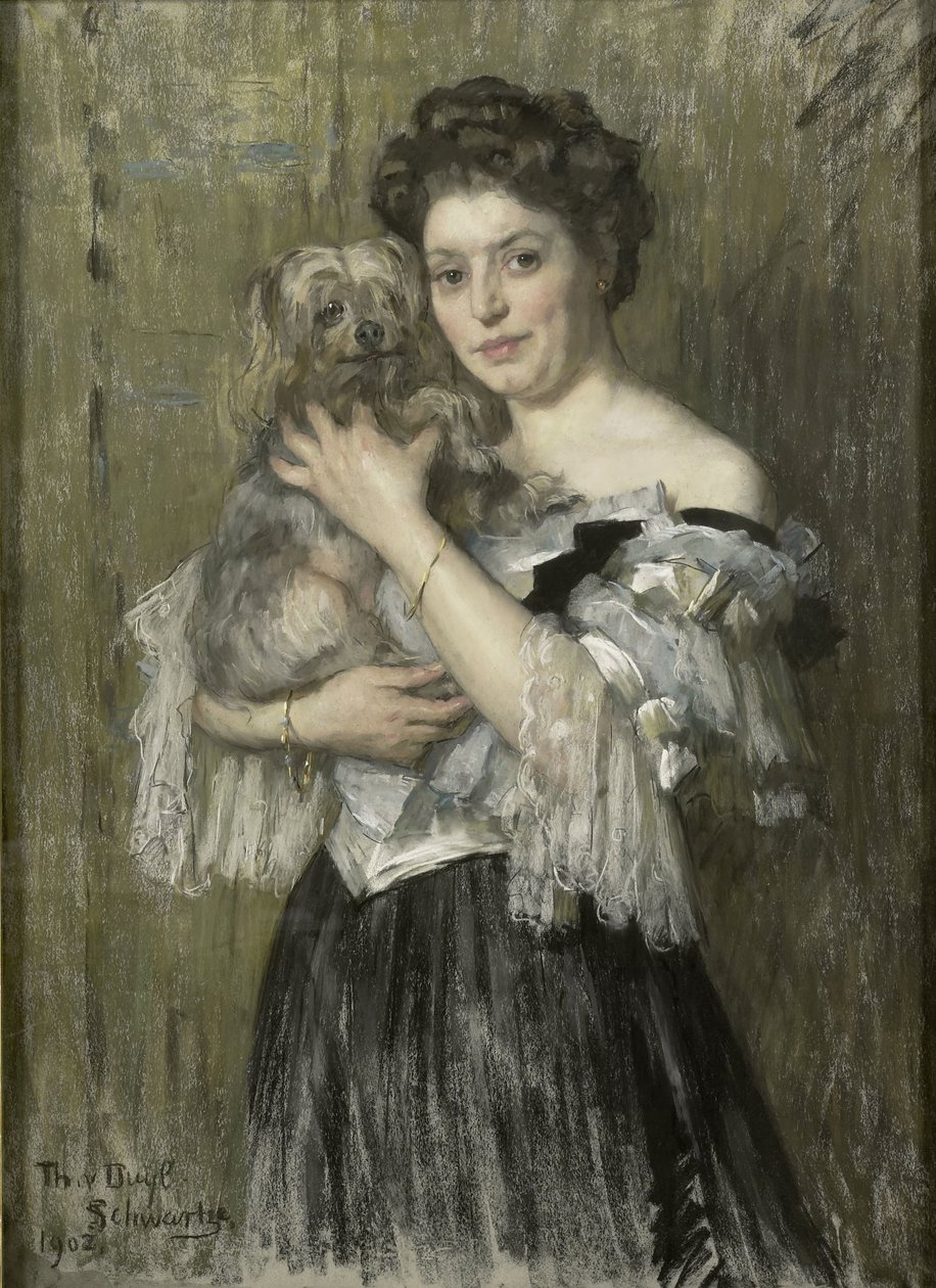 Maria Catharina Josephine Jordan (1866-1948). Moglie del pittore George Hendrik Breitner da Thérèse Schwartze