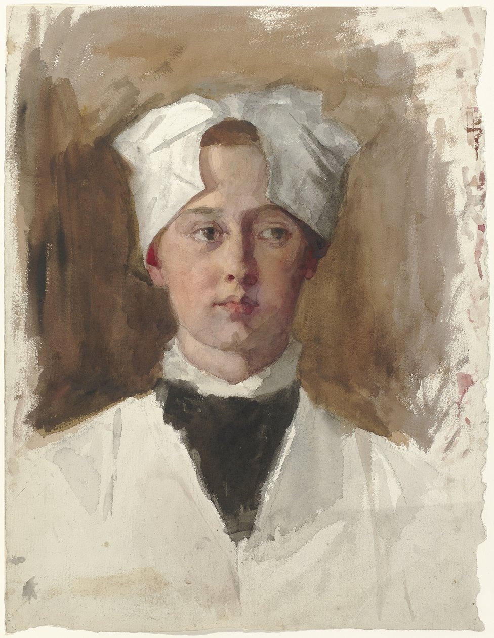 Ritratto di una ragazza orfana da Thérèse Schwartze
