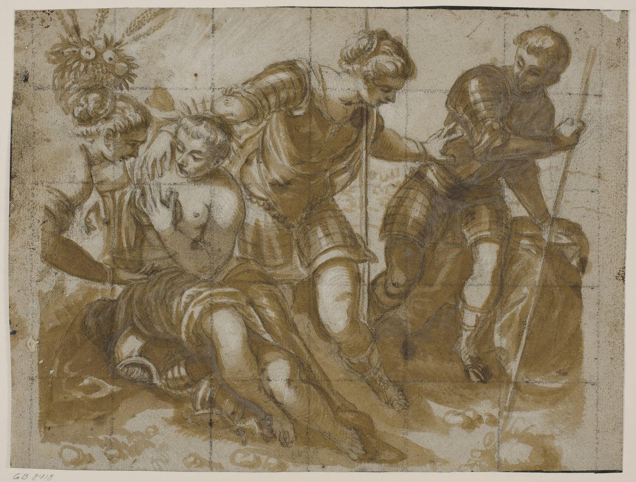 Minerva, Marte e Venere dopo il dipinto di Jacopo Tintoretto nella Sala dell