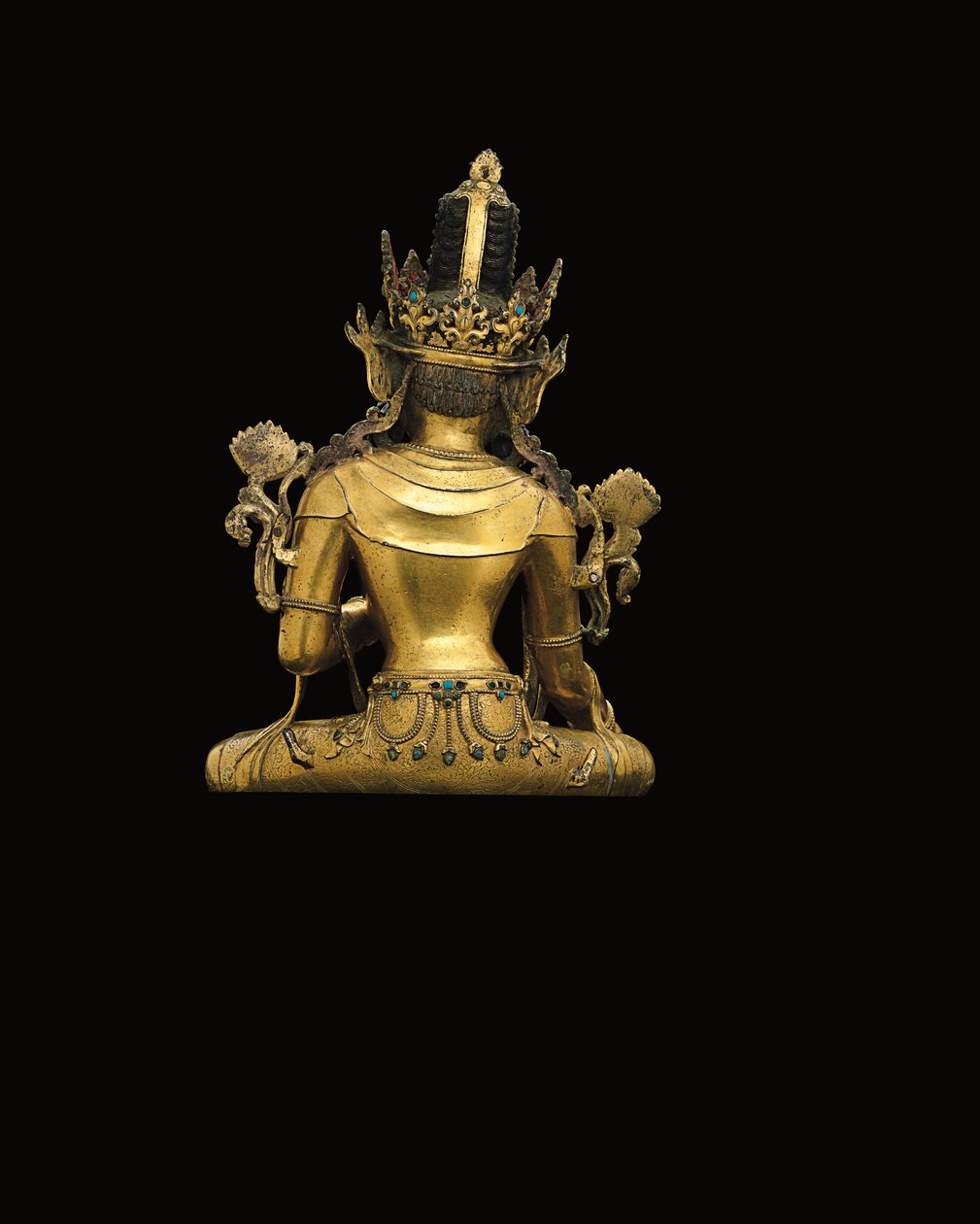 Figura imperiale di Avalokiteshvara da Tibetan School