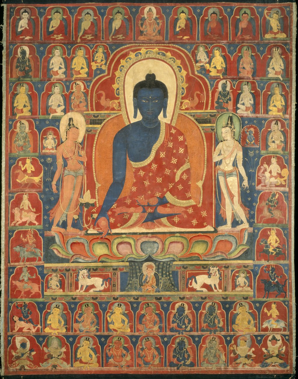 Stendardo dipinto da Tibetan School