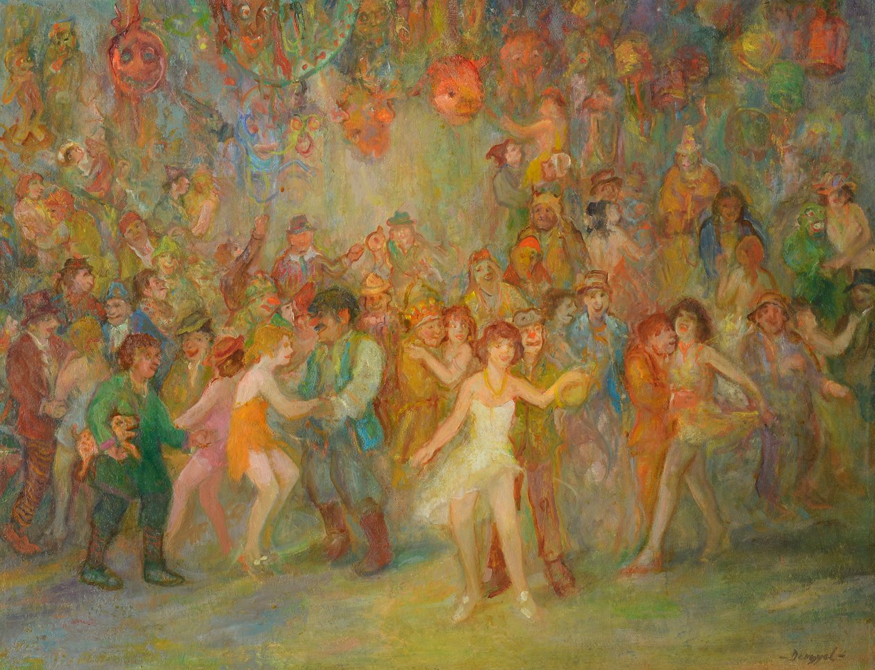 Scena di carnevale da Tibor Dengyel
