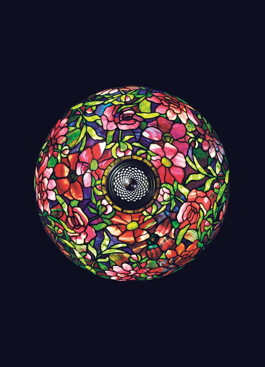 Lampada da terra Peonia, c.1910 da Tiffany and Company