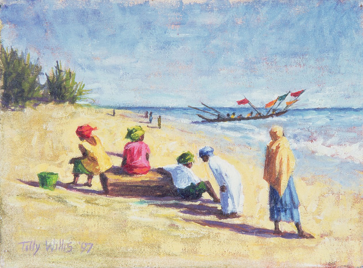 La spiaggia di Abene, Senegal, 1997 da Tilly Willis