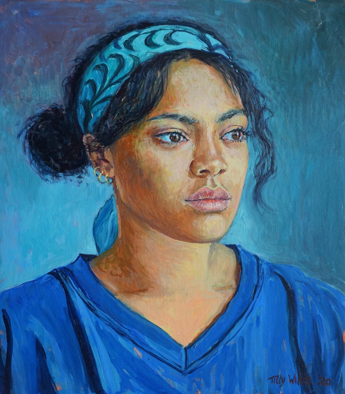 Ragazza in blu da Tilly Willis