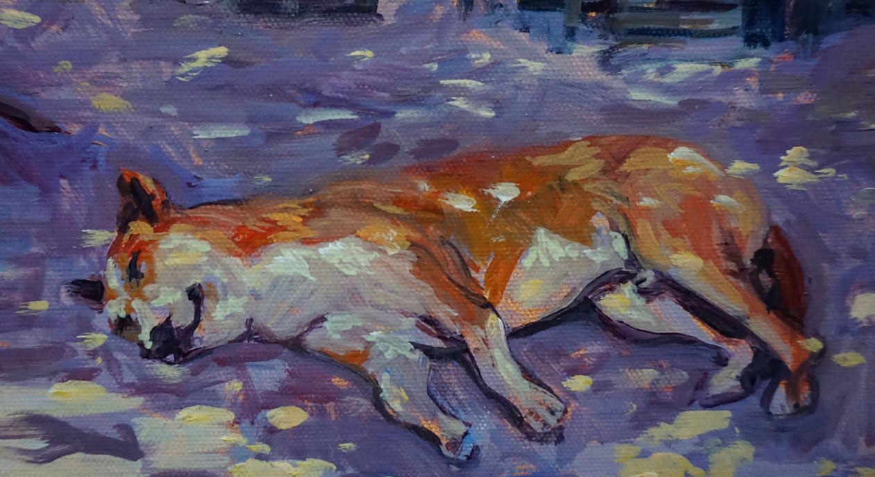 Cane che dorme, 2021 da Tilly Willis