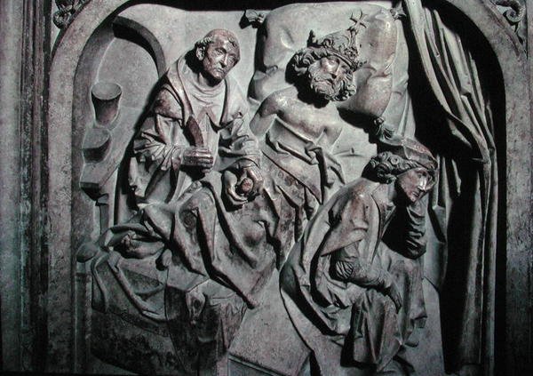 Tomba di Enrico II (973-1024) e sua moglie Cunegonda, (dettaglio) da Tilman Riemenschneider