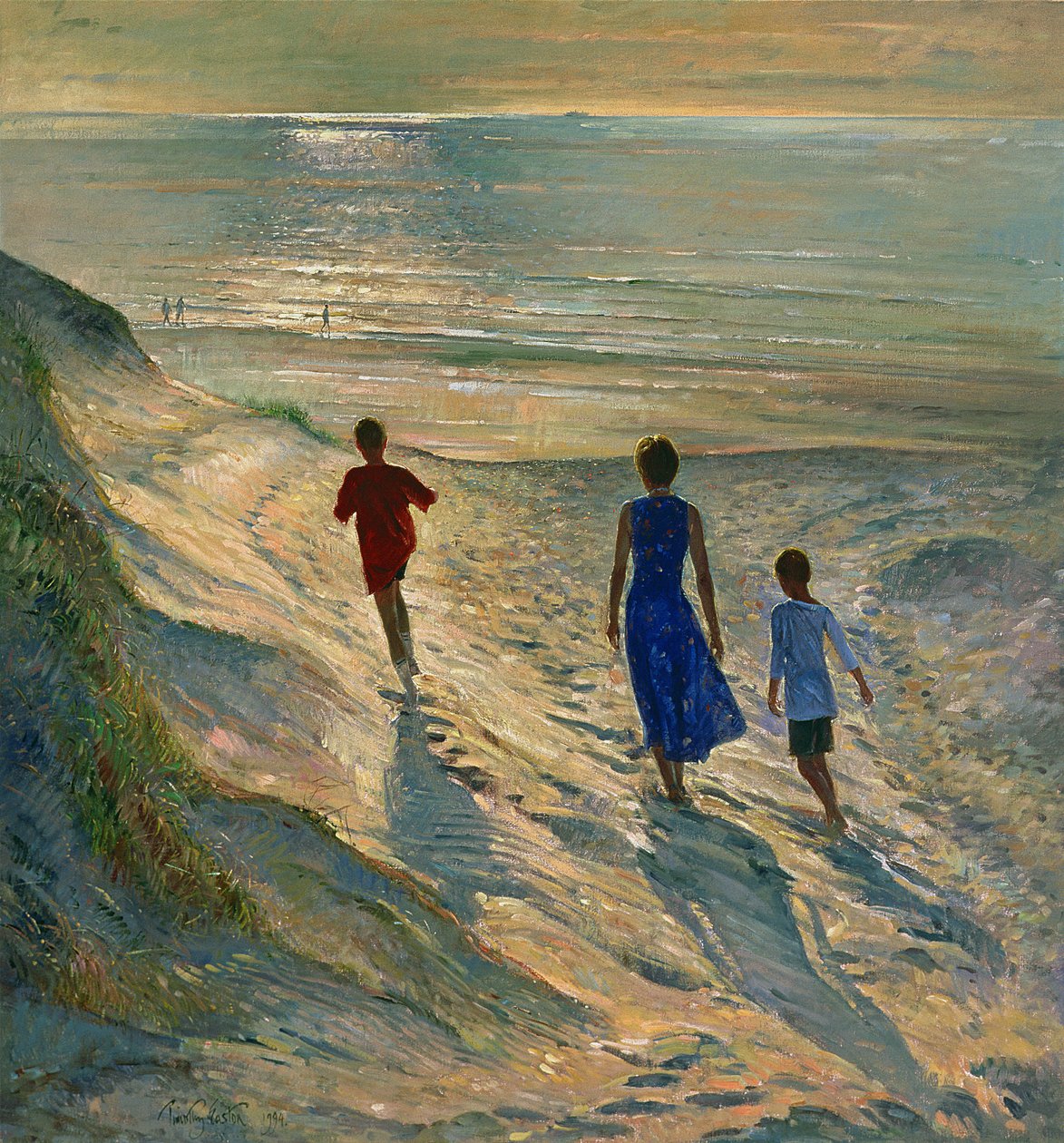 Passeggiata sulla spiaggia, 1994 da Timothy Easton