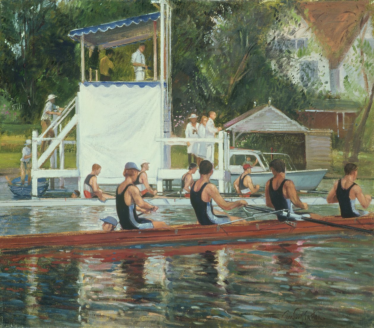 Prima della tribuna stampa, Henley da Timothy Easton