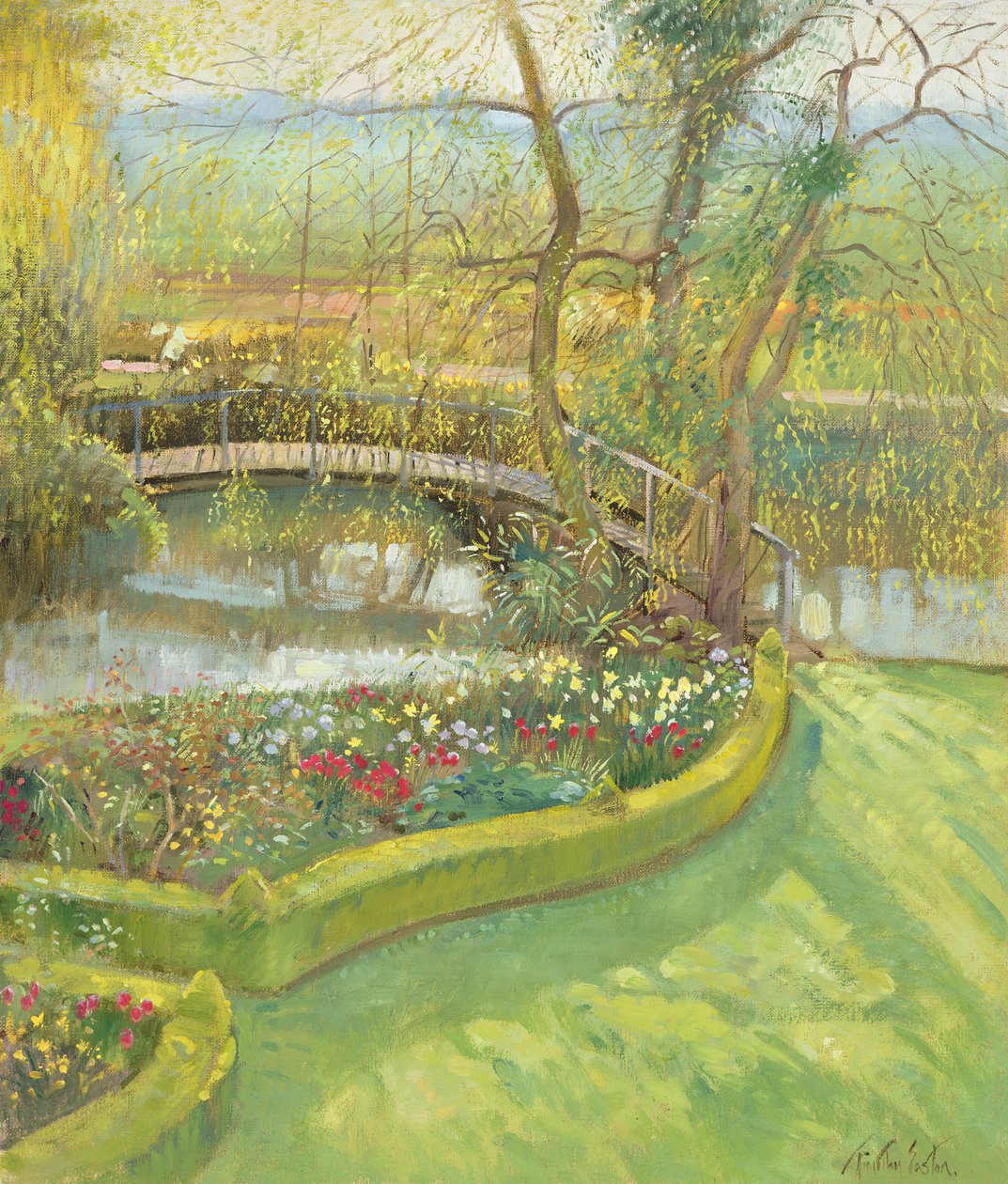 Ponte sul salice, Bedfield da Timothy Easton