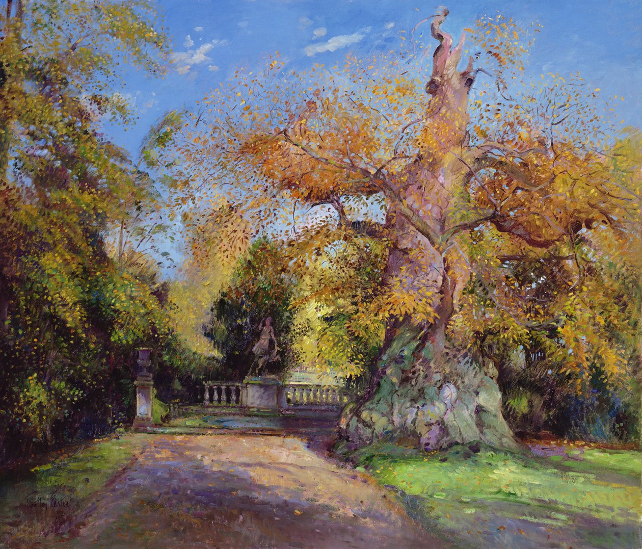 Diana nel viale dei castagni, Shrubland Park, Suffolk da Timothy Easton