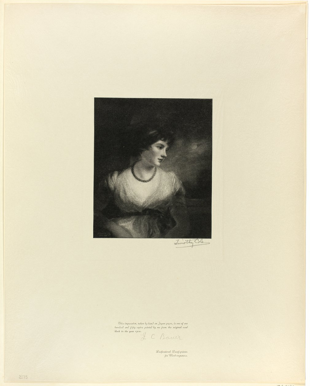 Contessa di Oxford, da Old English Masters da Timothy Cole