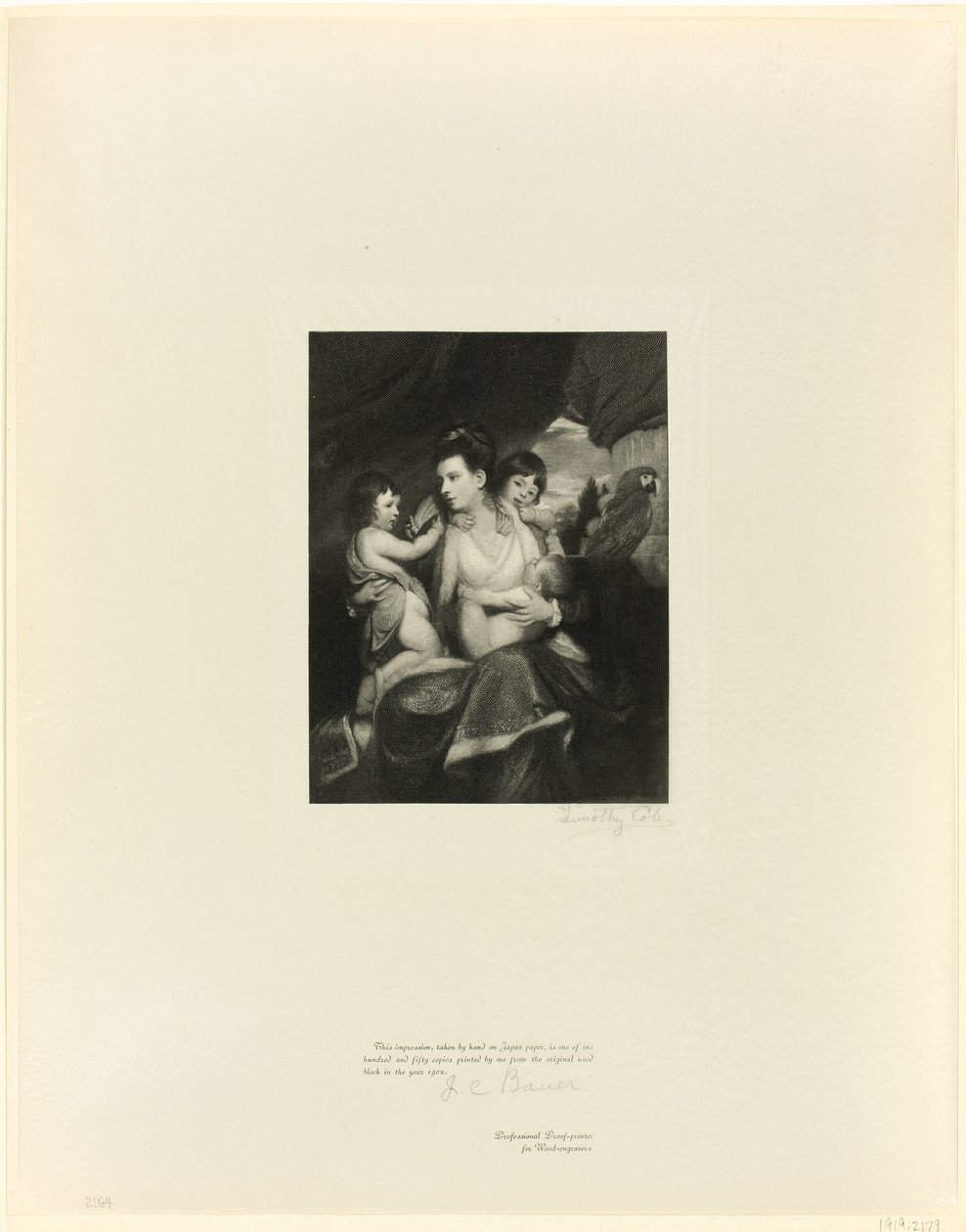 Lady Cockburn e famiglia, da Vecchi Maestri Inglesi da Timothy Cole