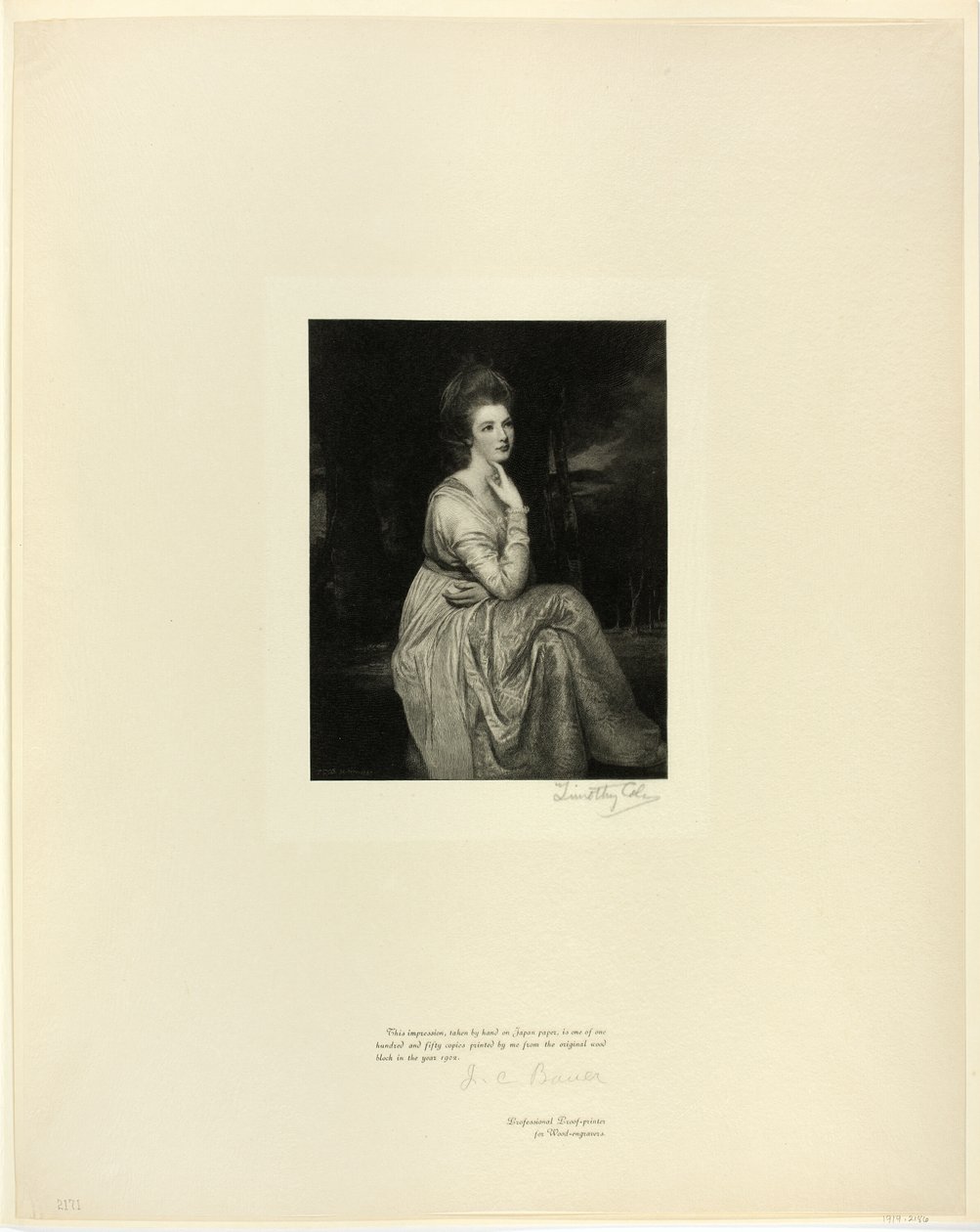 Lady Derby, da Old English Masters da Timothy Cole