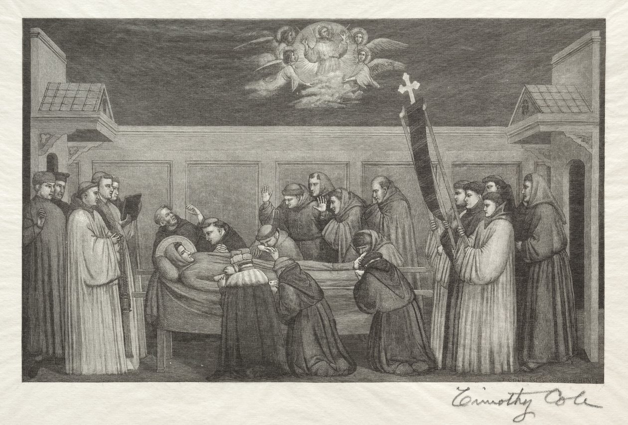 Vecchi maestri italiani: Morte di San Francesco, 1888-1892 da Timothy Cole