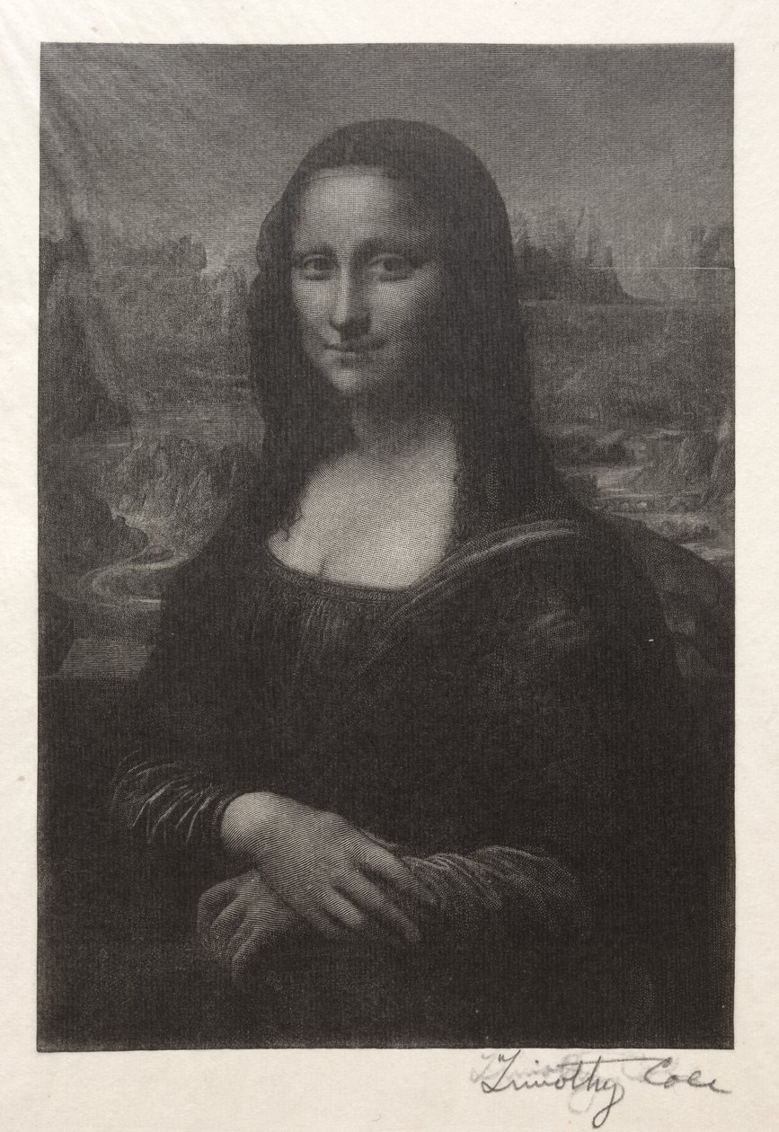 Vecchi maestri italiani: Mona Lisa, 1888-1892 da Timothy Cole