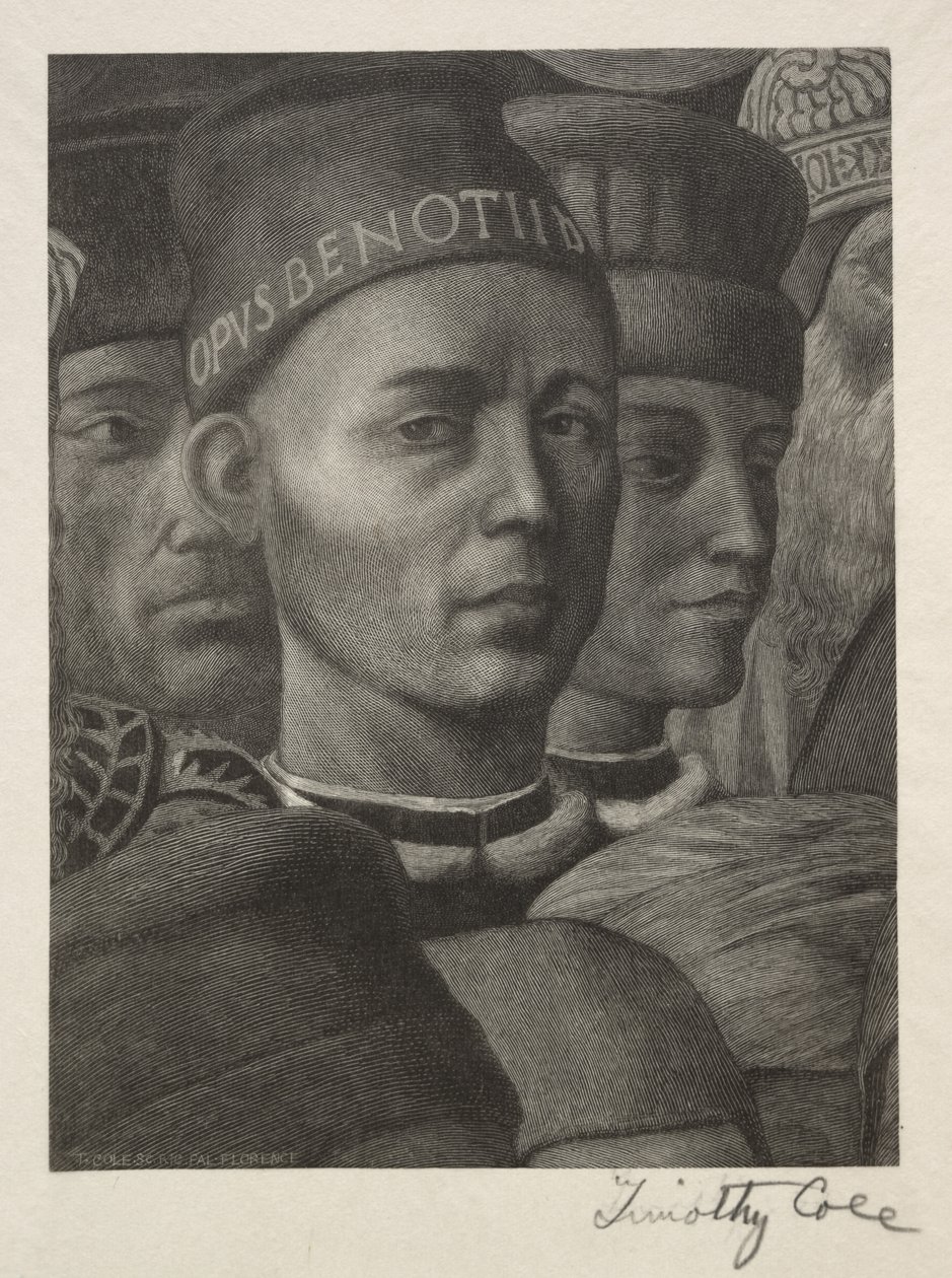 Vecchi maestri italiani: Ritratto di Benozzo Gozzoli, 1888-1892 da Timothy Cole