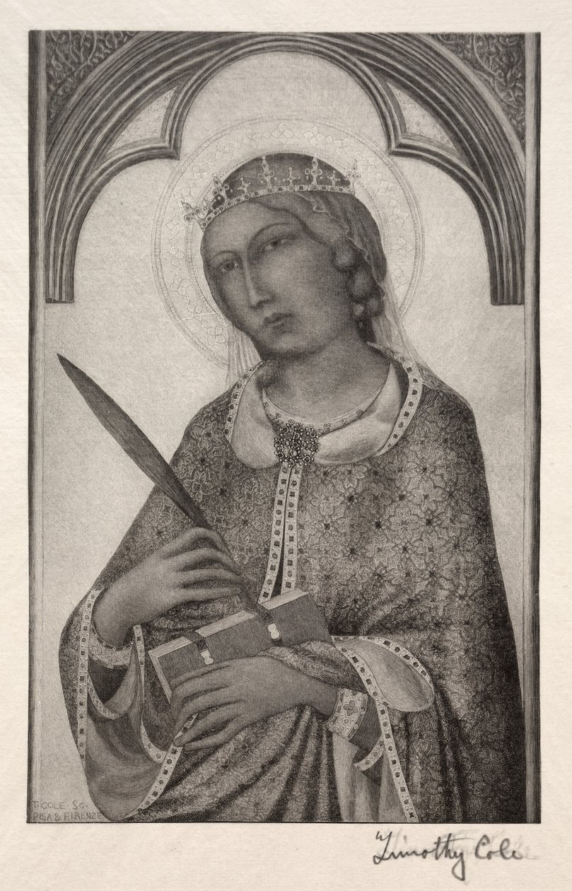 Vecchi maestri italiani: Santa Caterina d