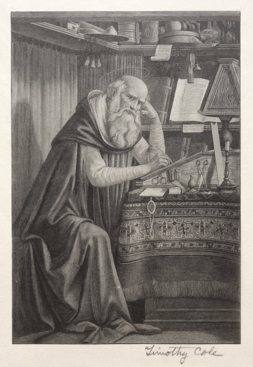 Vecchi maestri italiani: San Girolamo, 1888-1892 da Timothy Cole