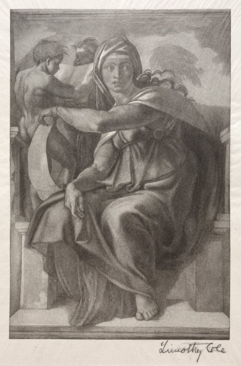 Vecchi maestri italiani: La Sibilla Delfica, 1890 da Timothy Cole