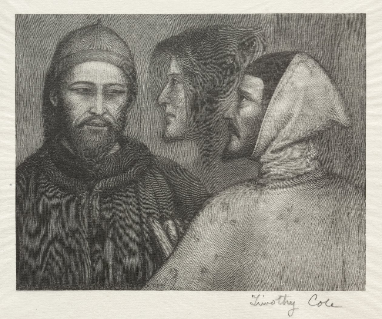 Vecchi maestri italiani: Tre teste da Timothy Cole