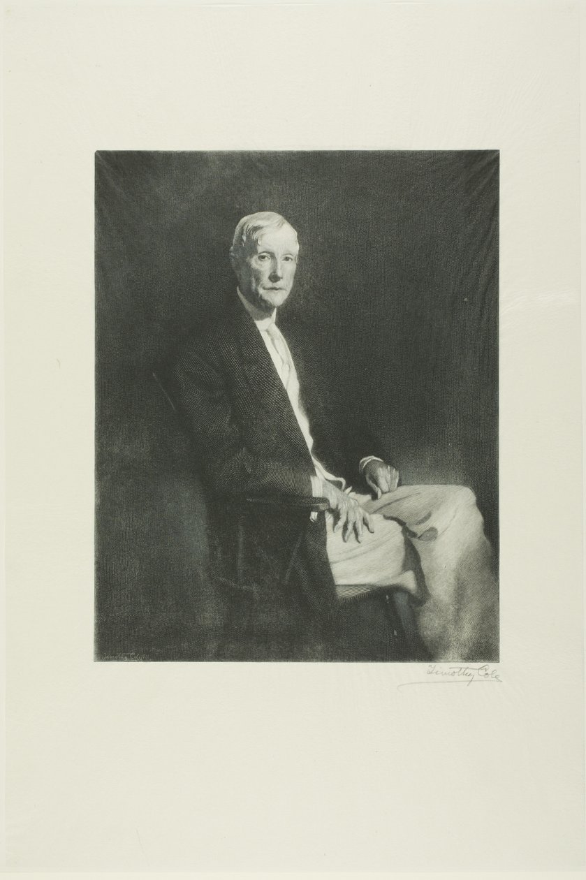 Ritratto di John D. Rockefeller da Timothy Cole
