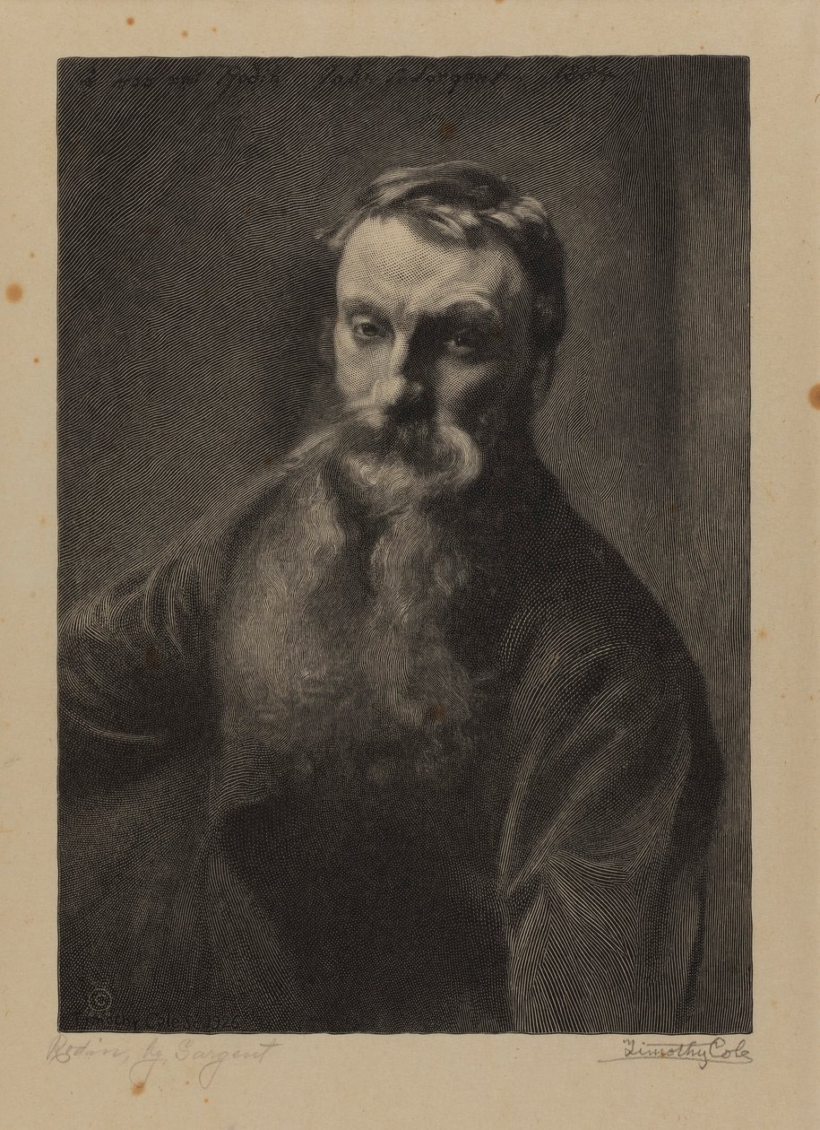 Ritratto di Rodin da Timothy Cole