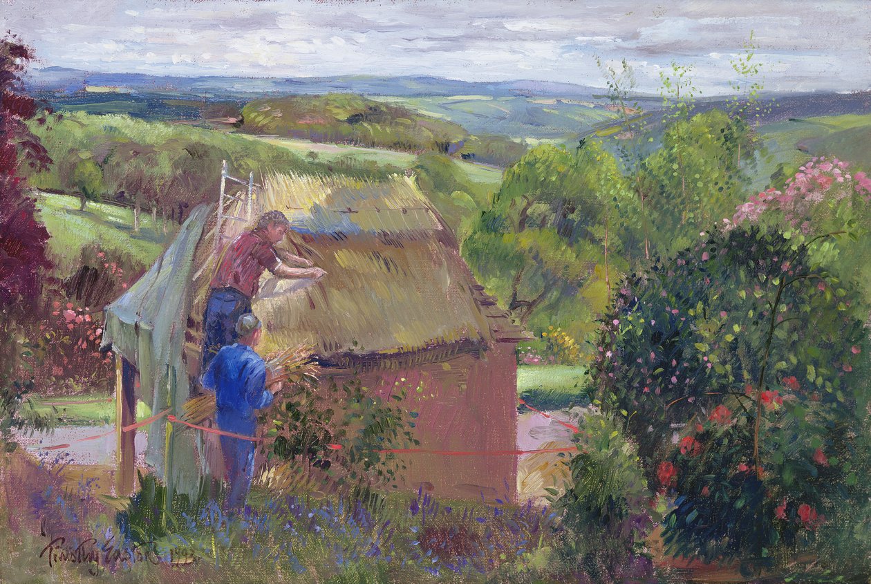 Copertura del padiglione estivo, Lanhydrock House, Cornovaglia, 1993 da Timothy Easton