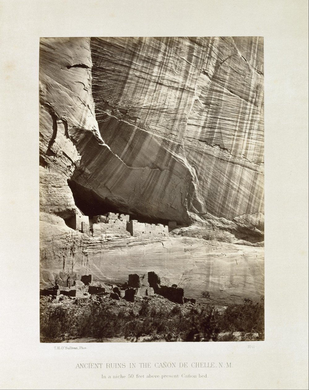 Rovine antiche nel Cañon de Chelle, N.M. (Territorio) da Timothy H. O