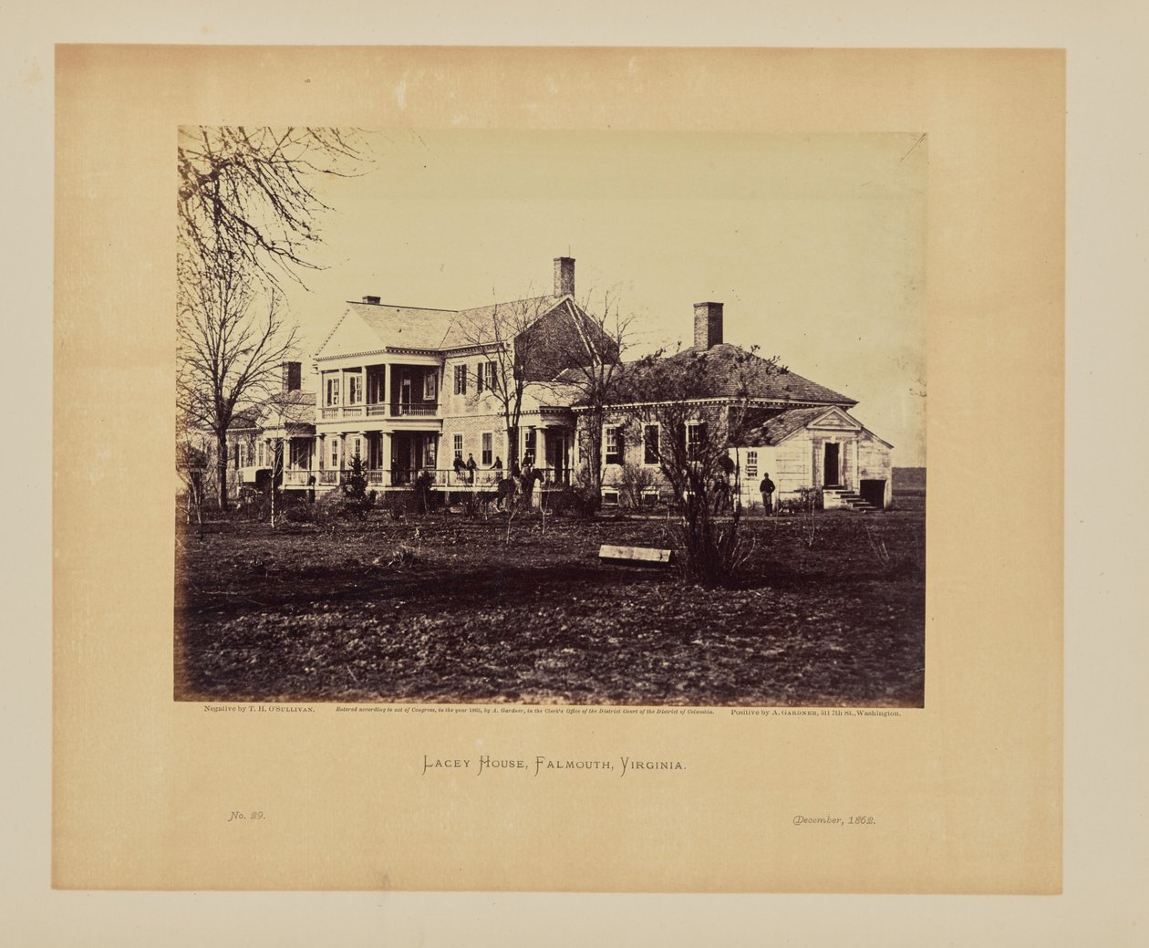 Casa Lacey, Falmouth, Virginia da Timothy H. OSullivan