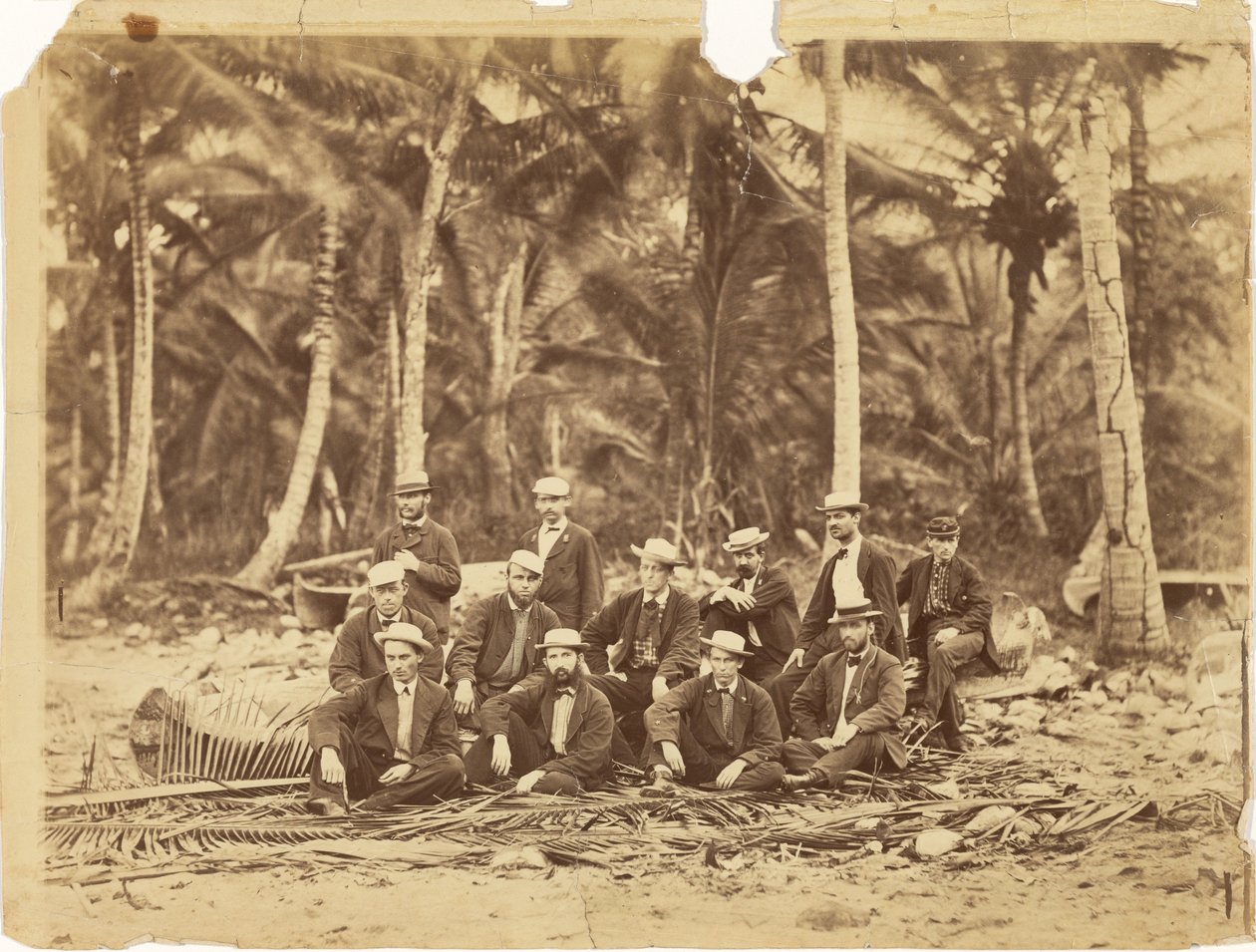 [Comandante di corvetta Thomas O. Slefridge e membri della spedizione Darién, Istmo di Darién (Panama)]. da Timothy H. O