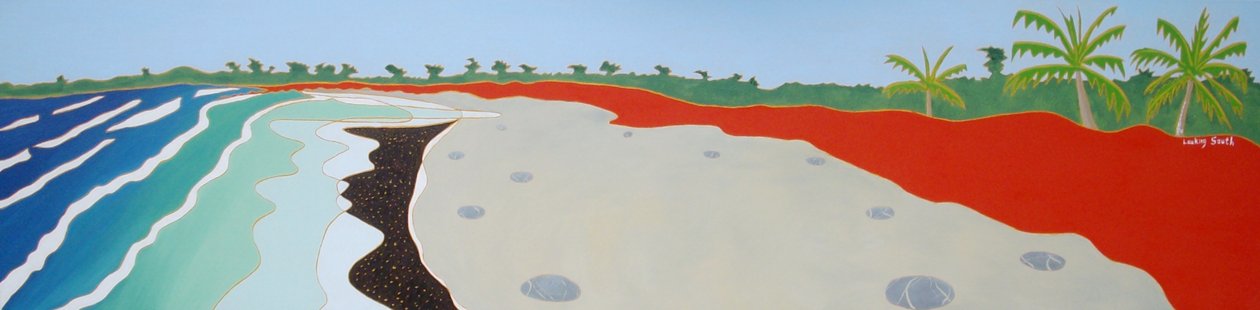 Spiaggia di Dulan Verso Sud, 2010 da Timothy Nathan Joel