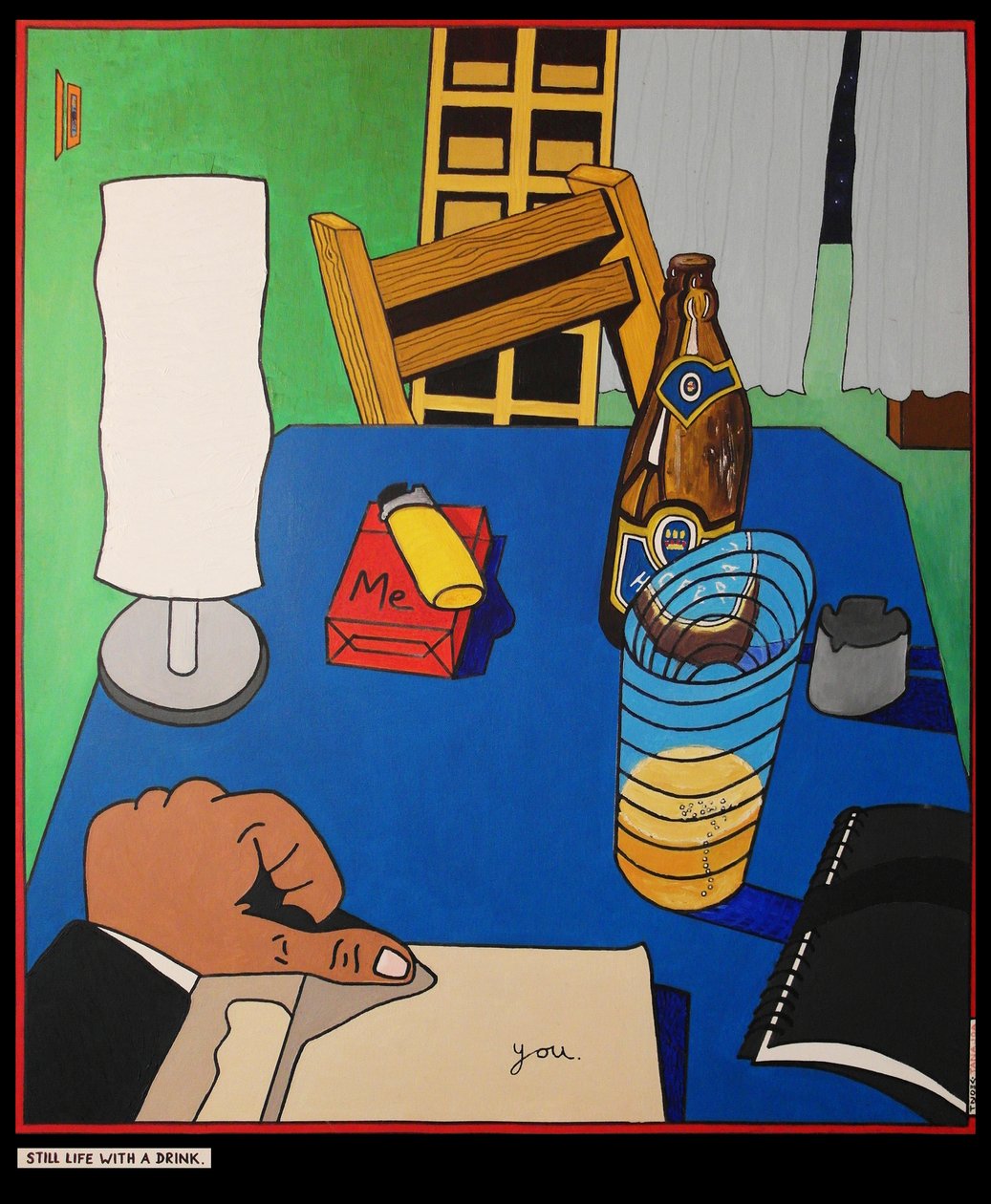 Natura morta con bevanda da Timothy Nathan Joel