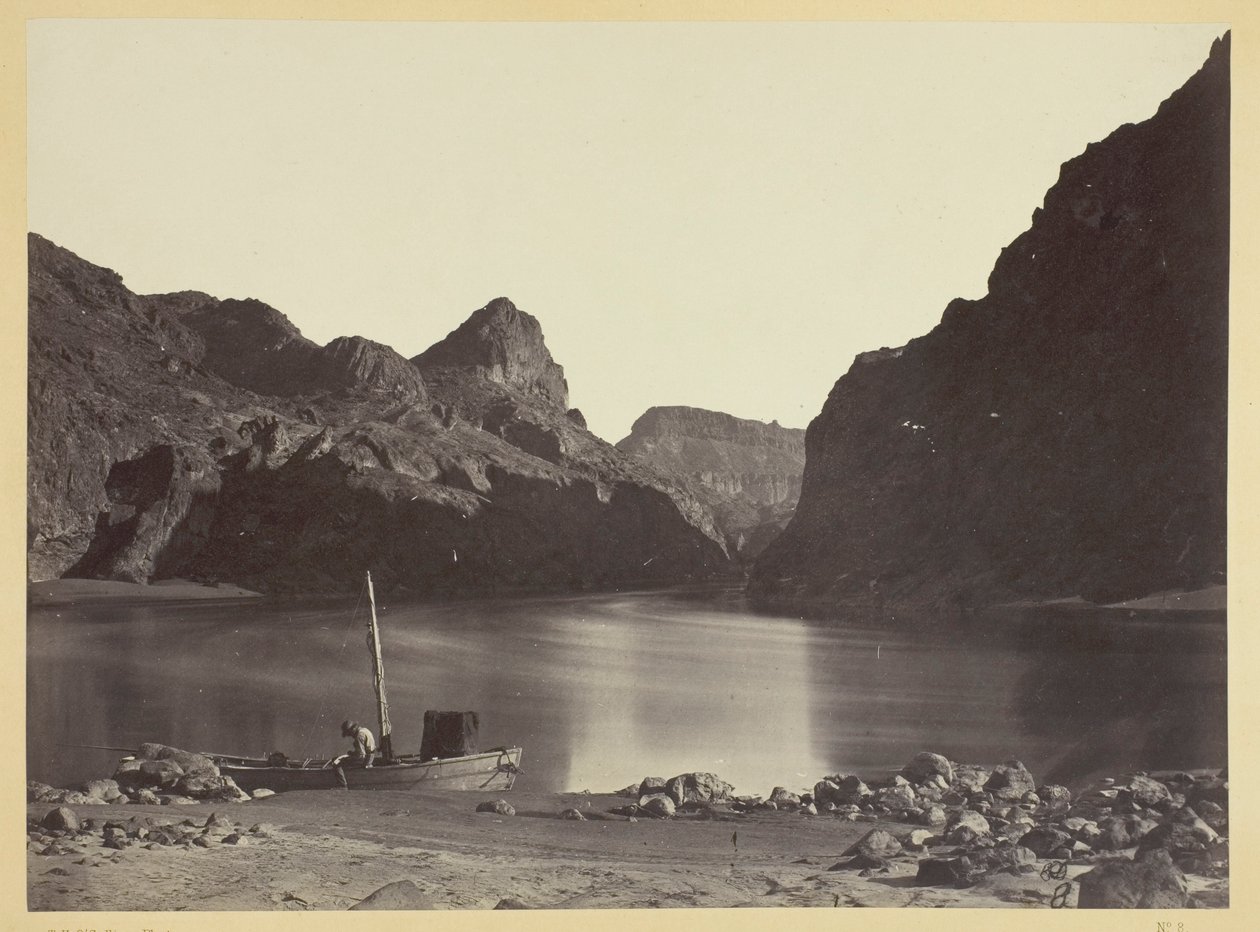 Black Cañon, fiume Colorado, dal campo 8, guardando dall