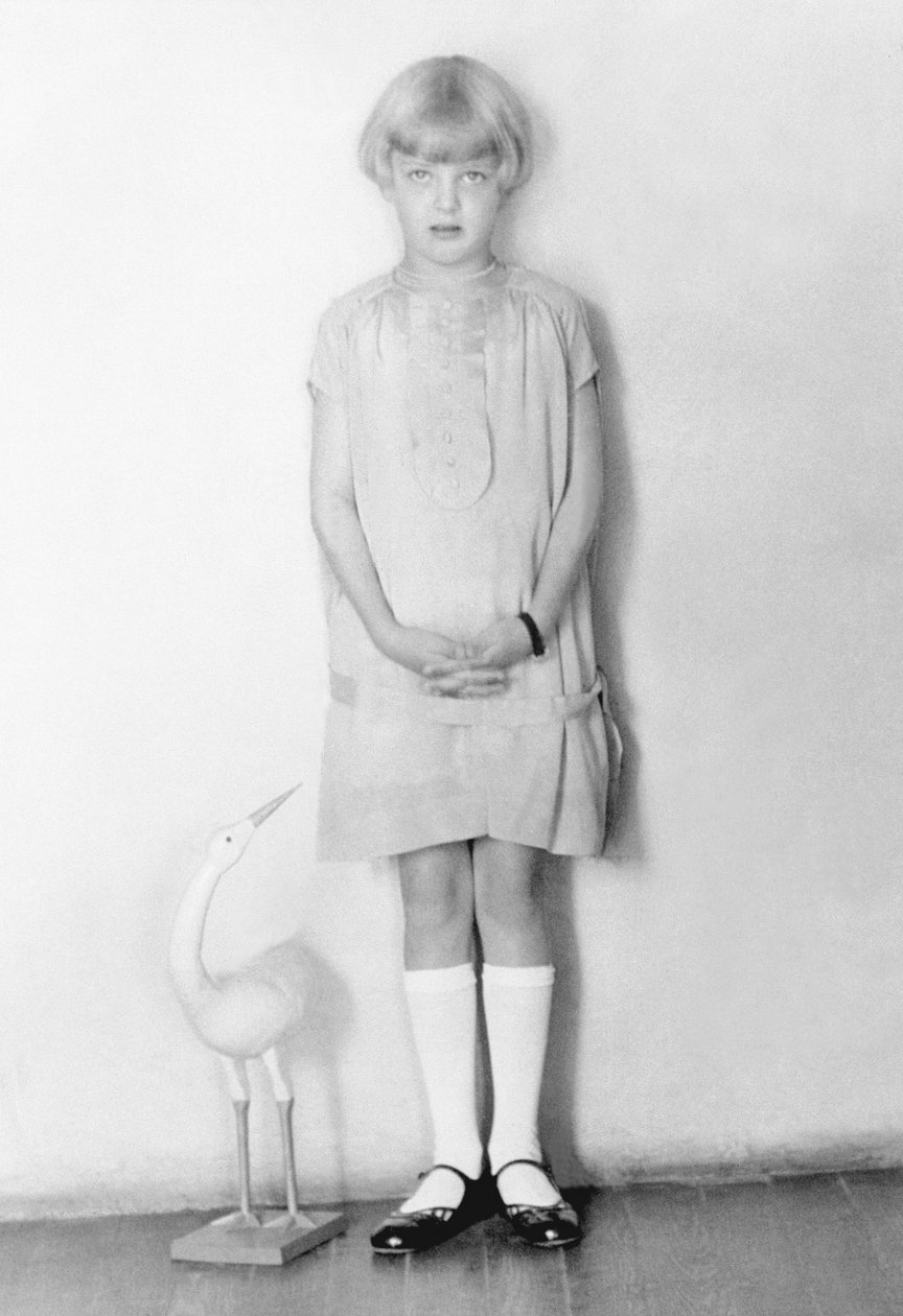 Ragazza con cicogna, Città del Messico, c.1926 da Tina Modotti
