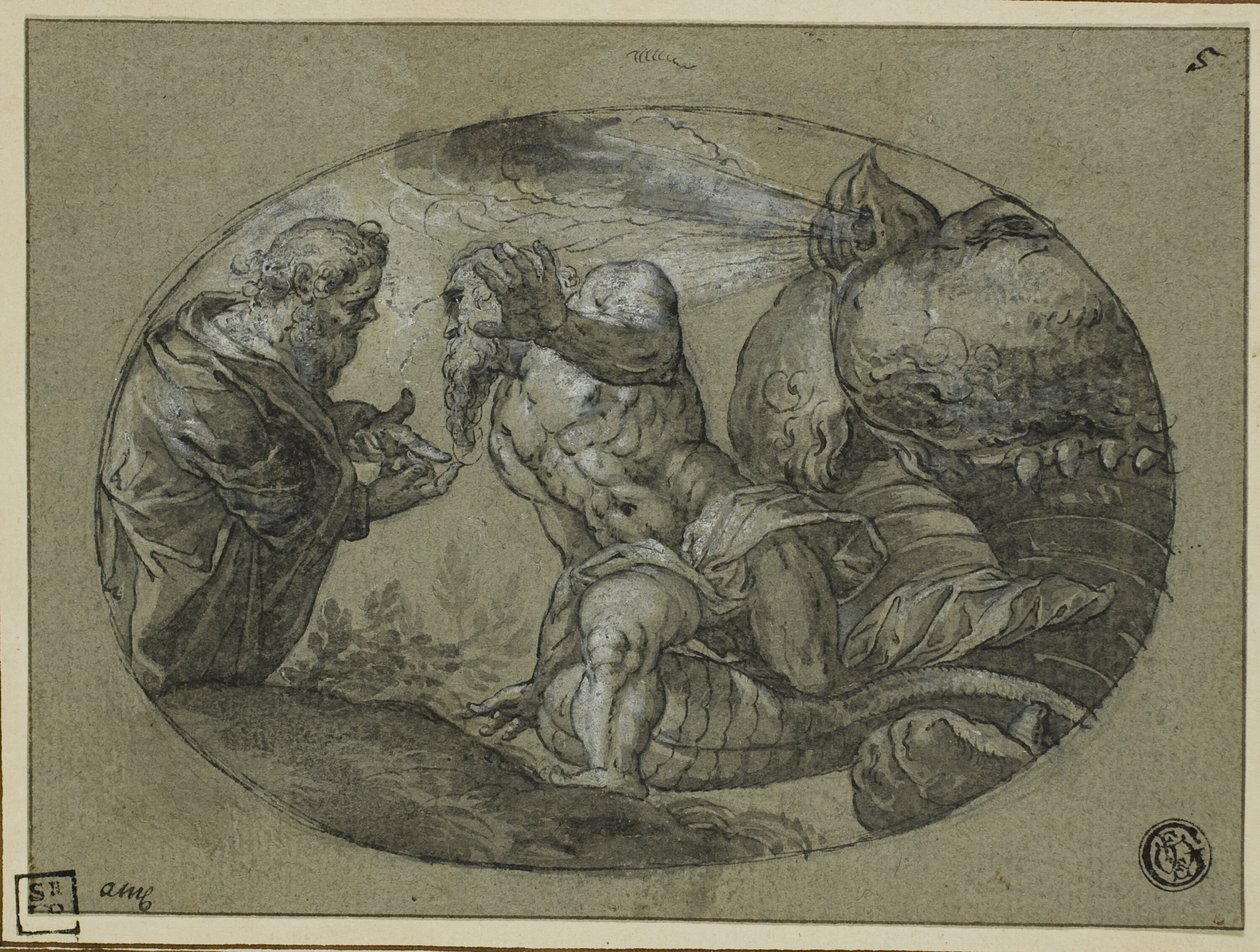 Giona rigettato dalla balena da Tintoretto